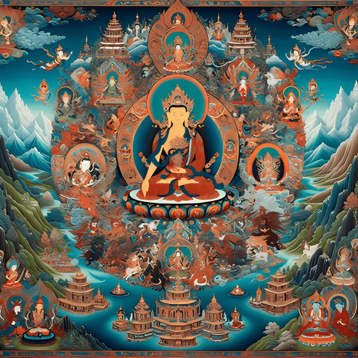 Exploring the Spiritual and Artistic Significance of Thangka Jewelry