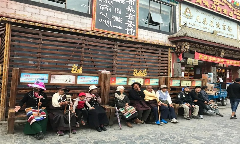 Barkhor Street Lhasa