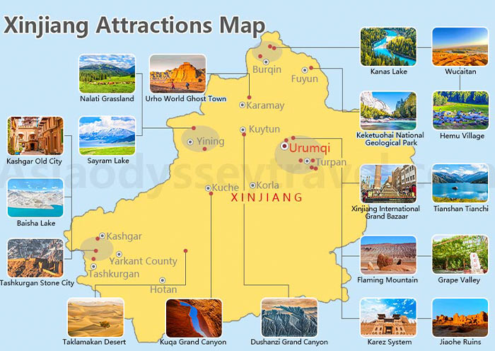 Xinjiang Map