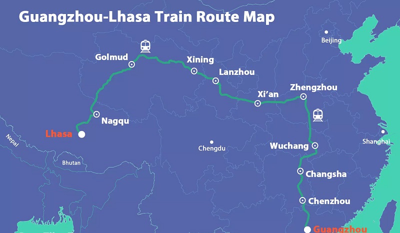 Guangzhou to Lhasa Train: Schedule, Fares & Scenic Highlights