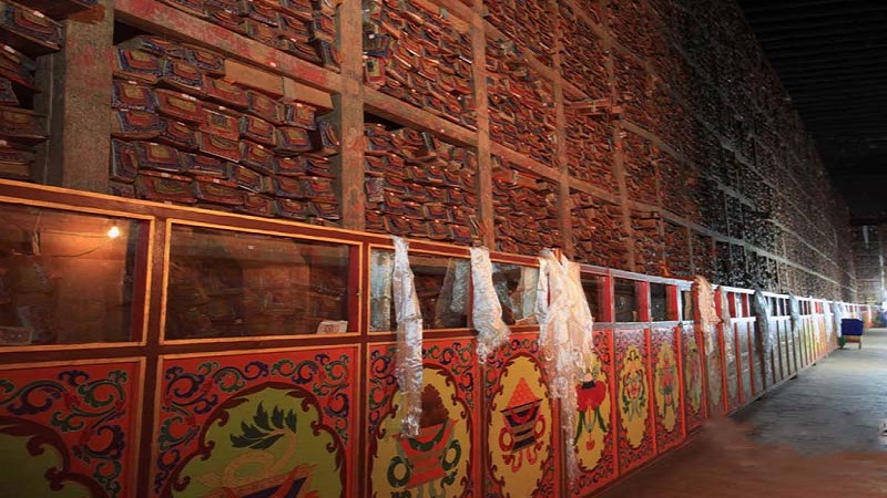 Sakya Monastery Scripture Wall
