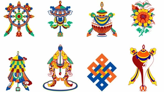 The 8 Auspicious Symbols of Tibetan Buddhism