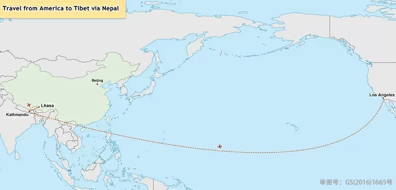 US to Kathmandu and Overland into Tibet