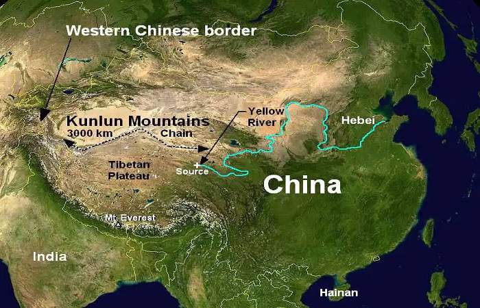 Kunlun Mountains Map