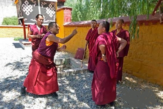 Tibetan Monk Debating