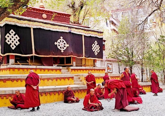 Buddhist Debate at Sera Monastery