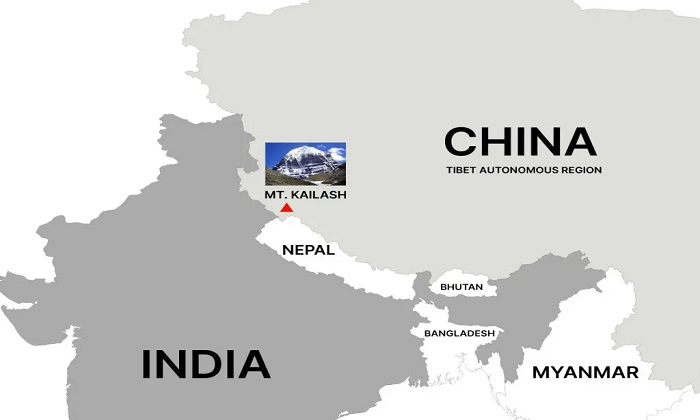Kailash Parvat Location Map