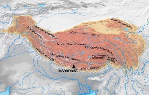 Mount Everest Map: Location, Coordinates, Routes & Height