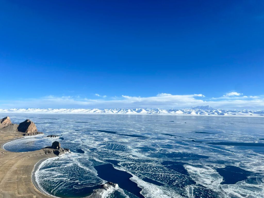 The Beauty of Frozen Namtso Lake