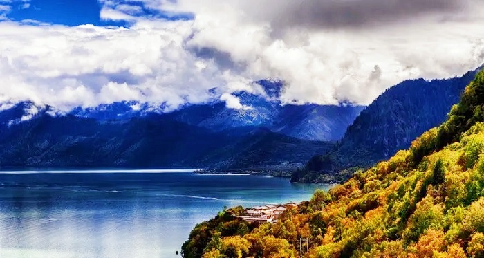 Autumn in Basum Tso Lake