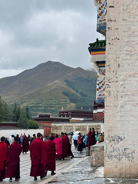 Tibetan Buddhist monks 