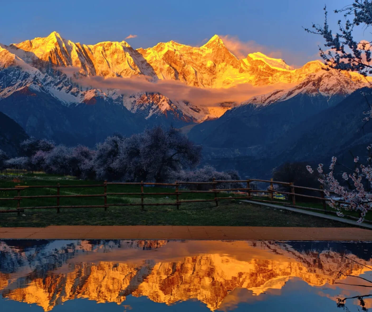 Namcha Barwa Sunset