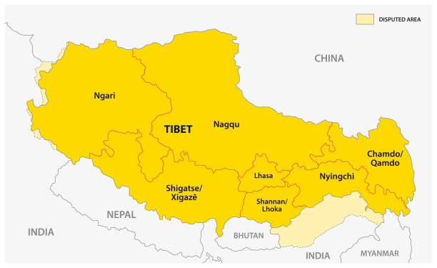 Tibet map