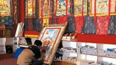 Tibet Thangka Painting Workshop in Lhasa: Inheriting Millennium Tibetan Art Craft