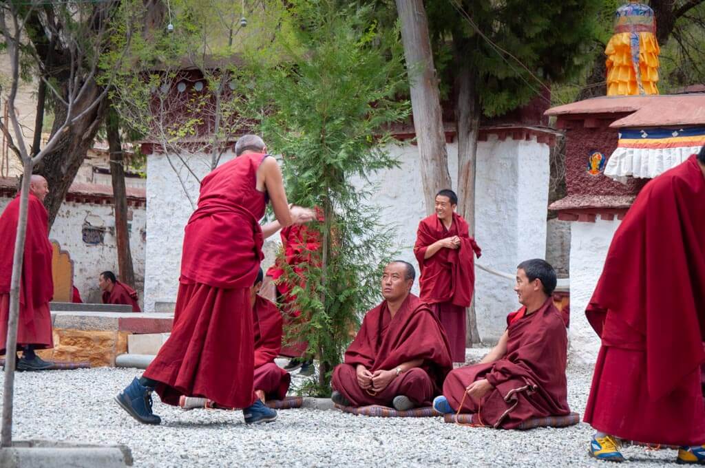 Monk Debate at Sera Monastery