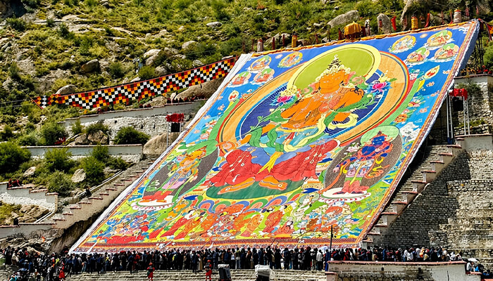 Shoton Festival Tibet
