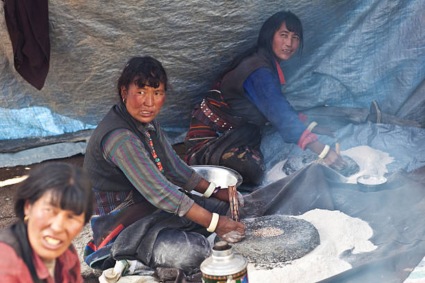 Tibetan dish Tsampa 