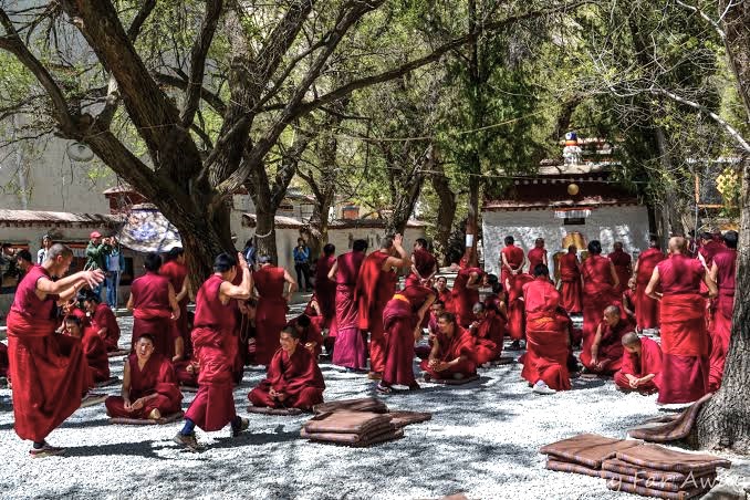 Monk Debate at Sera Monastery