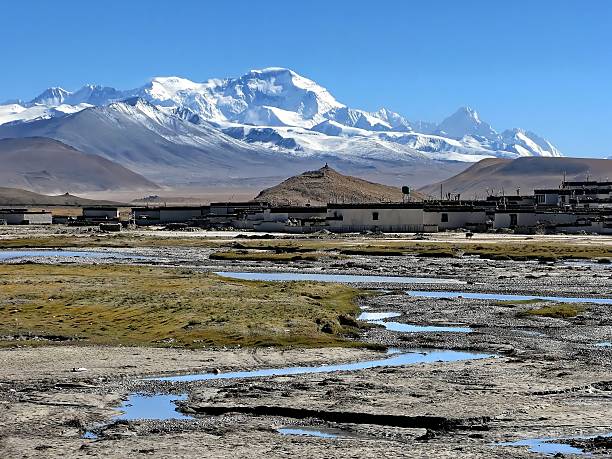Mount Cho-Oyu in Tibet