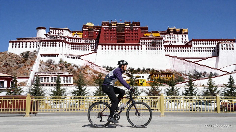 Ultimate Cycling Tour in Lhasa Around Potala Palace Route